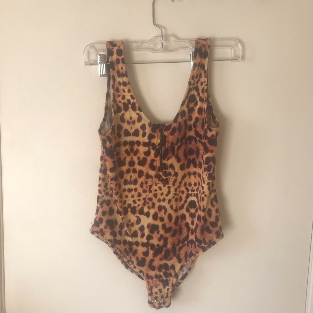 Top shop cheetah bodysuit